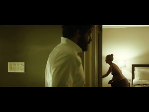Sarah Gadon nude, side boobs scene in Enemy (2013) 4