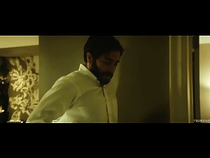 Sarah Gadon nude, side boobs scene in Enemy (2013) 6
