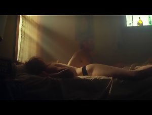 Sarah Lind nude , boobs scene in WolfCop (2014) 1