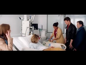 Alice Isaaz boobs scene in Elle (2016) 6
