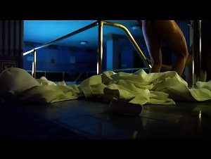 Emmy Rossum pool , nude scene in Shameless (2011) 4