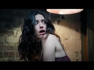 Emmy Rossum kissing , bra scene in Shameless (2011) 16
