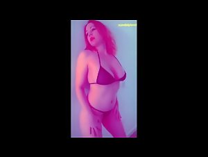Maitland Ward Shows Vagina Lips in Black G-String Panties  8