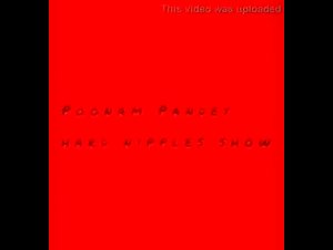 Poonam Pandey erect long hard nipples in bikini 2