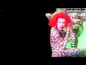 Grace Jones underware, hot scene  in Vamp (1986) 9
