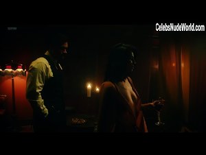 Amara Zaragoza Seducing , Flashing boobs In Strange Angel (series) (2018) 11