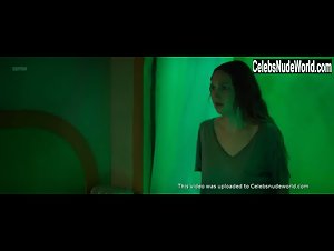 Clare Durant wet , shower scene in Animas (2018) 15