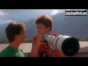 Sheree J. Wilson Voyeur , boobs in Fraternity Vacation (1985) 15