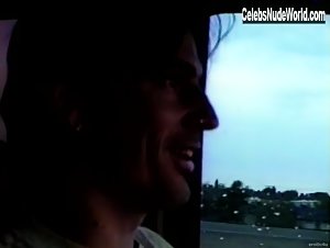 Pamela Anderson blowjob in the car while driving in Pam & Tommy Lee sex tape (1998) 11