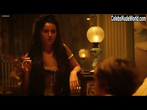 Anne Charrier Smoking , Sexy Dress in Maison close (series) (2010) 10