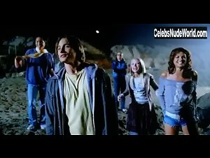 Gabrielle Richens Flashing boobs , Beach in Hack! (2007) 13