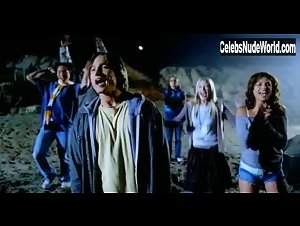 Gabrielle Richens Flashing boobs , Beach in Hack! (2007) 14