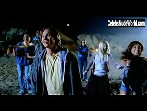 Gabrielle Richens Flashing boobs , Beach in Hack! (2007) 16