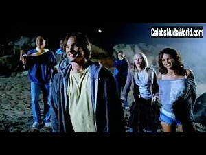 Gabrielle Richens Flashing boobs , Beach in Hack! (2007) 8