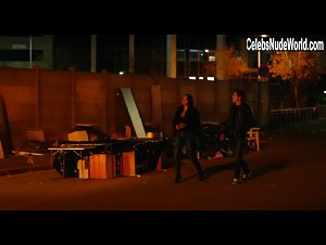 Nis'Mya underware, cleavage scene in Amin (2018) 1