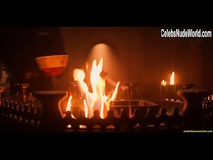 Anya Chalotra Fireplace , Big boobs in The Witcher 2