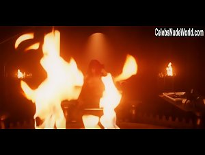 Anya Chalotra Fireplace , Big boobs in The Witcher