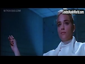 Sharon Stone flashing her pussy 6