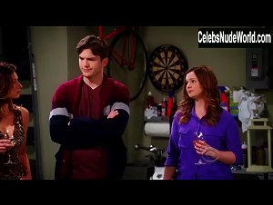 Aly Michalka Sexy Dress , Cleavage In Two and a Half Men (2003-2015) 3