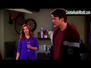 Aly Michalka Sexy Dress , Cleavage In Two and a Half Men (2003-2015) 5