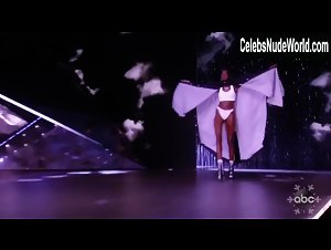 Behati Prinsloo, Stella Maxwell, Georgia Fowler underwear, Sexy scene in The Victoria's Secret Fashion Show 2018 (2018) 20