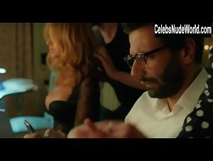 Zahia Dehar Blonde , Sexy Dress scene in Joséphine s'arrondit (2016) 11