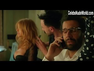 Zahia Dehar Blonde , Sexy Dress scene in Joséphine s'arrondit (2016)
