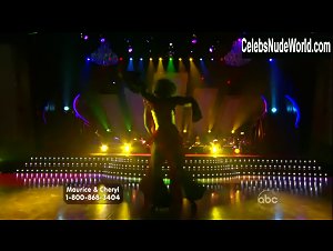 Cheryl Burke Bouncing boobs , Sexy Dress scene in Dancing with the Stars (2005-) 2