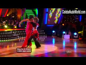 Cheryl Burke Bouncing boobs , Sexy Dress scene in Dancing with the Stars (2005-) 6