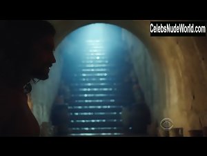 Cote de Pablo Sexy scene in The Dovekeepers (2015) 1