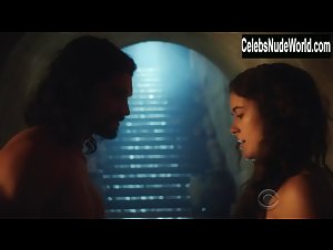 Cote de Pablo Sexy scene in The Dovekeepers (2015) 2