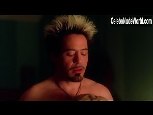 Claudia Schiffer underwear, Sexy scene in Friends & Lovers (1999) 12