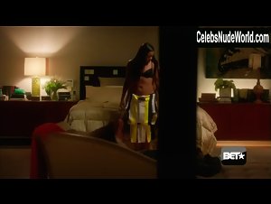 Gabrielle Union Gets Naked , Black Lingerie in Being Mary Jane (2013-2019) 17