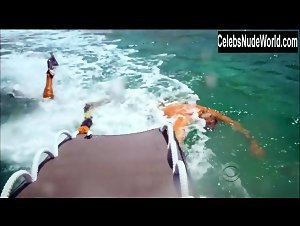 Grace Park Bouncing boobs , Cleavage scene in Hawaii Five-0 (2010-2020) 16