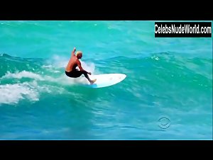 Grace Park Bouncing boobs , Cleavage scene in Hawaii Five-0 (2010-2020) 9