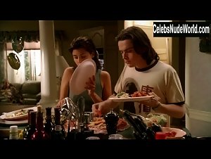 Jamie-Lynn Sigler Brunette , Tight Dress scene in The Sopranos (1999-2007) 4