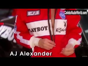 A.J. Alexander Big boobs , Nipples in Playboy Video Playmate Calendar 2009 (2008) 4