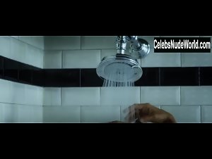 Salma Hayek bra , cleavage scene in Everly (2014) 14