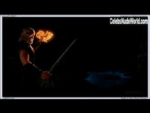 Angelina Jolie Explicit , Tits In Beowulf (2007) 4