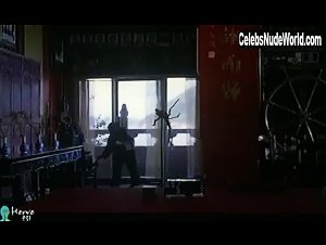 Arielle Dombasle Blonde , Bouncing boobs in Les fruits de la passion (1981) 1