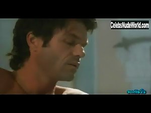 Ashlie Rhey bra , kissing scene in Save Me (1993) 15