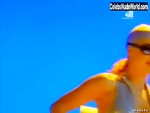 Barbara Moore High Heels , Blonde in Playboy's Wet and Wild: The Locker Room (1994) 2