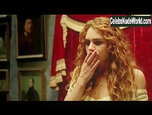 Billie Piper Corset , Nipples in Penny Dreadful (series) (2014) 2