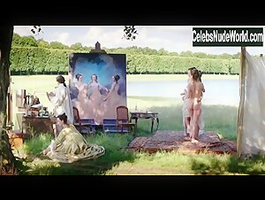 Blandine Bury Outdoor , Public Nudity in Louis XV, le soleil noir (2009) 2