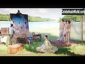 Blandine Bury Outdoor , Public Nudity in Louis XV, le soleil noir (2009) 6