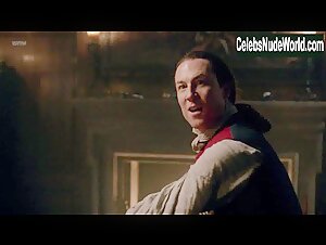Caitriona Balfe Fireplace , boobs in Outlander (series) (2014) 1