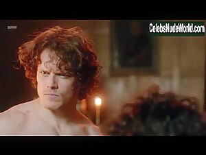 Caitriona Balfe Fireplace , boobs in Outlander (series) (2014) 20