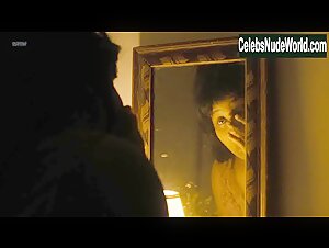 Dominique Fishback Smoking , Behind The Scenes in Deuce (series) (2017) 8