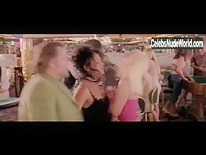 Erika Nann cleavage, hot scene in Shade (2003) 4