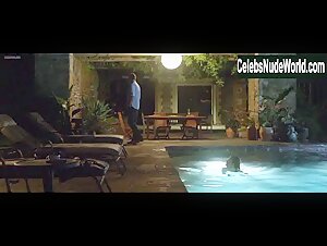 Emma Booth pool , underware scene in Swerve (2011) 3